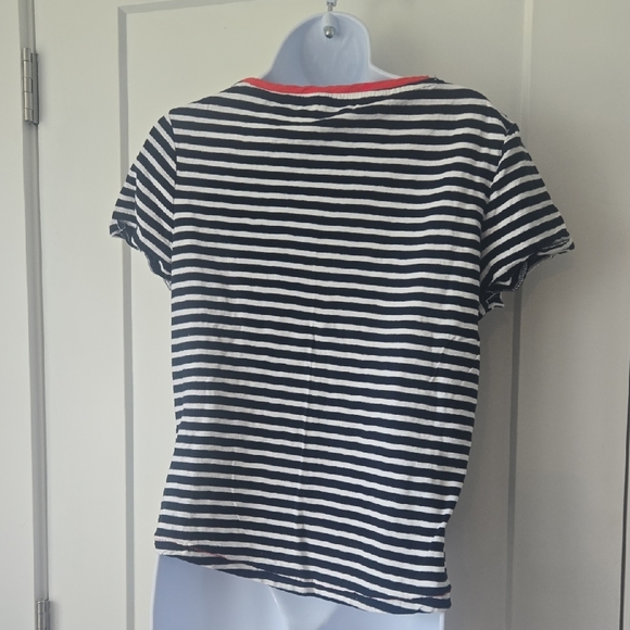 Tommy Hilfiger Striped Tee with Red Accents - Picture 4 of 4